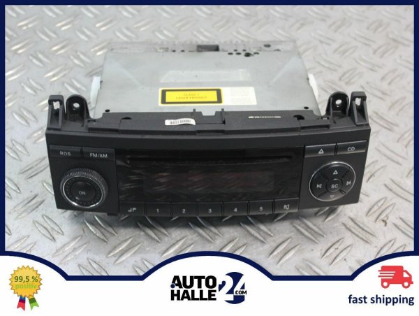 71098 Radio Autoradio CD Player Mittelkonsole Mercedes-benz A-klasse